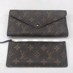 Authentic LV wallet with separate coin purse